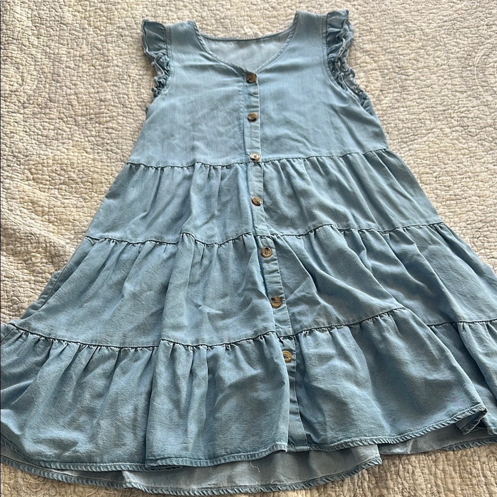 Charming Blue Kids Dress